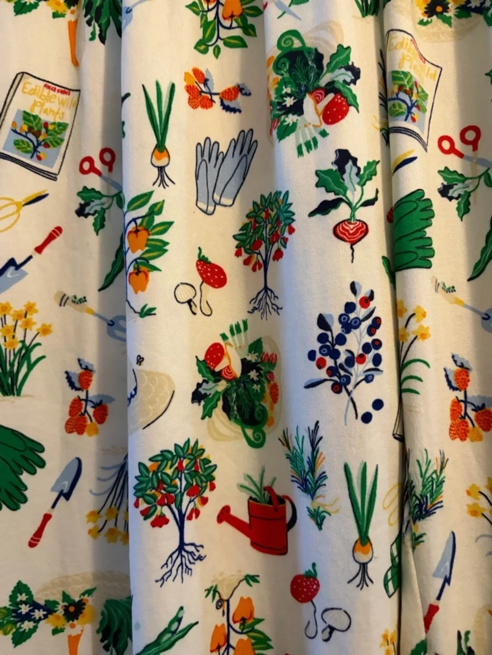 Kate Spade Gardening Icons 2 Piece Top Pant Stretch Knit Pajama Set Size Small